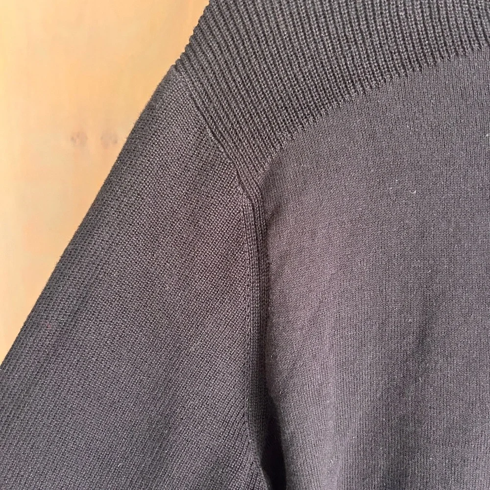 Selected Homme organic cotton Black Crewneck sweater Size XL